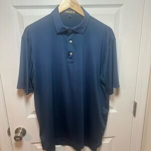 Peter Millar Size Large Men's Golf Shirt Polo Short Sleeve